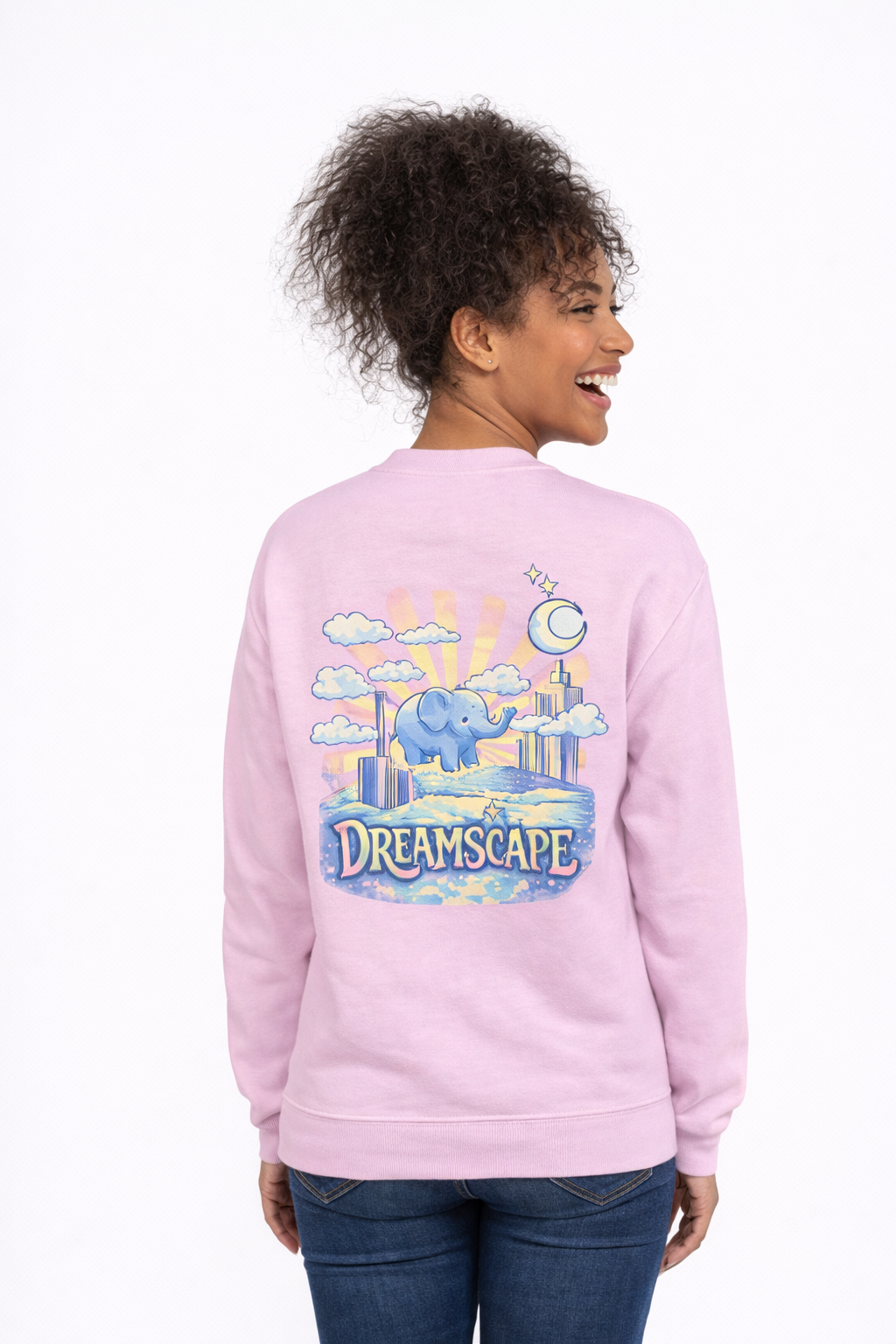 Women's "DREAMSCAPE" Sweatshirt - Spring Streetwear Collection - Sweatshirt Soft Pastel