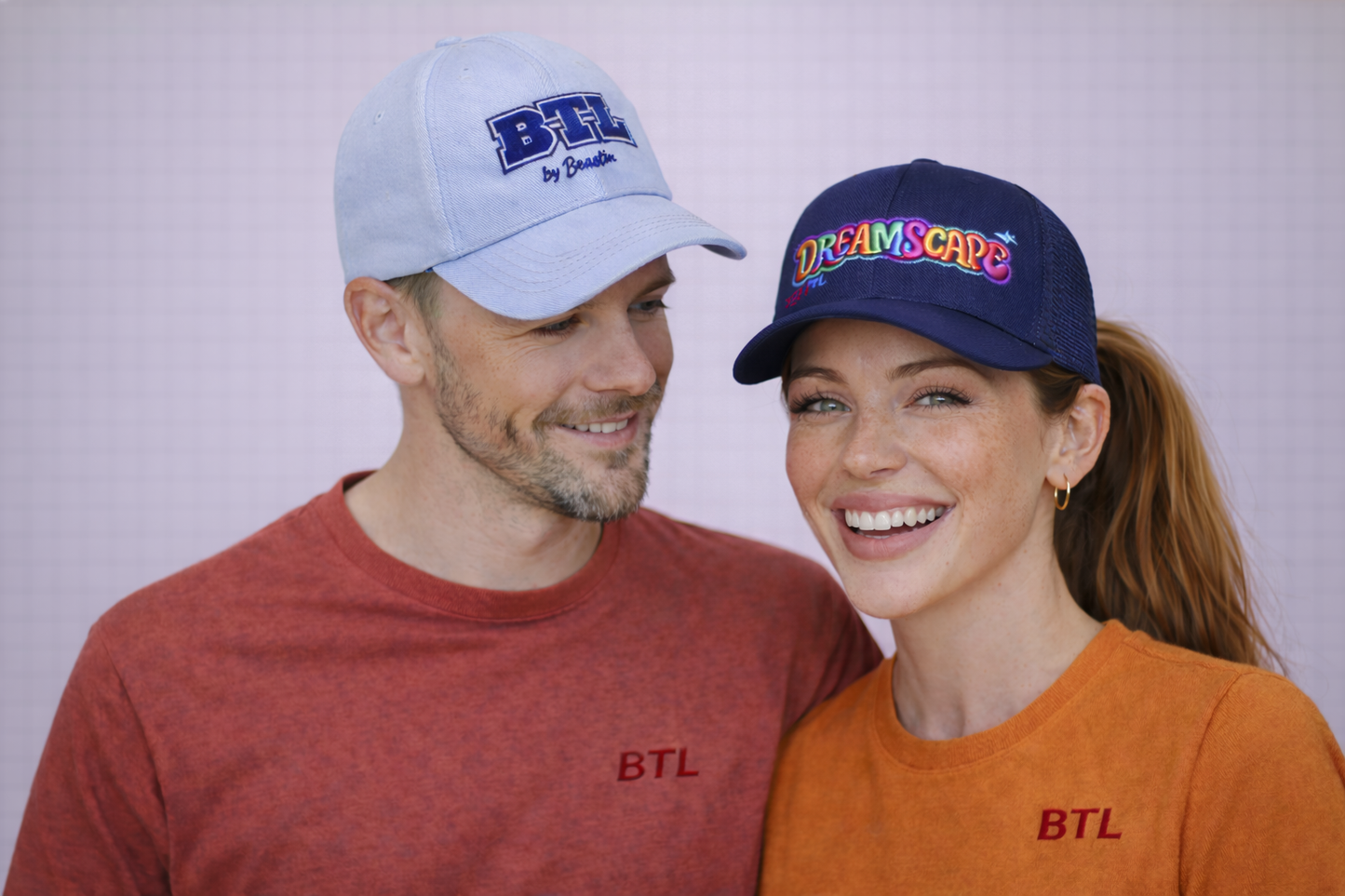 Pastelowa czapka bejsbolówka z bawełny chino