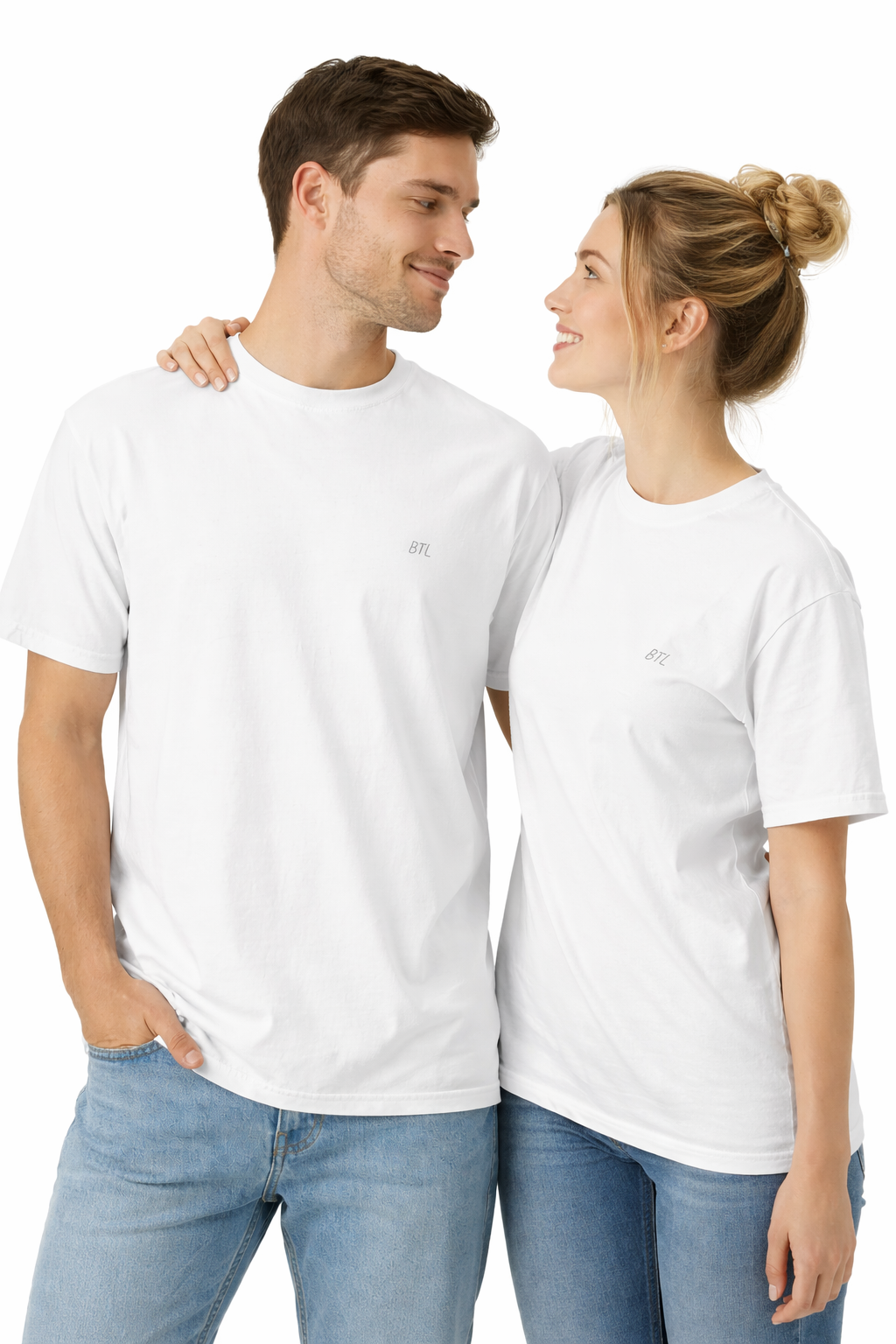 Basic Streetwear T-Shirt – Premium Heavyweight Cotton, Relaxed Fit (White)