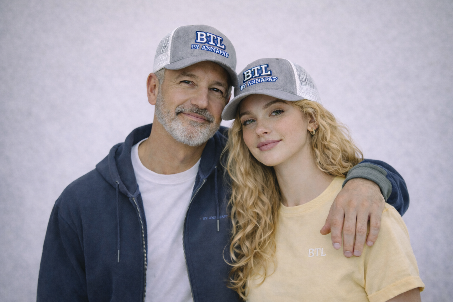 "BTL" Trucker Hat - Grey Stylish Baseball Cap - Basic | by AnnaPAP