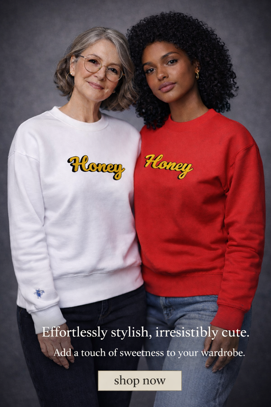 Damska Bluza  "Honey" – Streetwear - Bawełna Premium