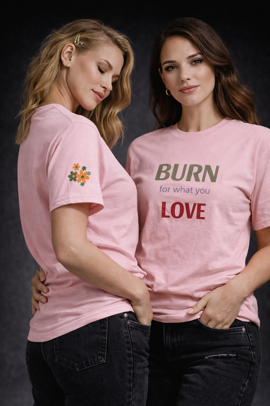 T-Shirt Comfort Colors – "Burn" – Premium Heavyweight Cotton, Relaxed Fit