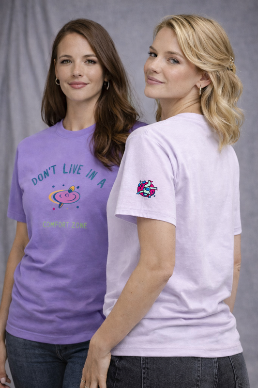 T-Shirt "Comfort Zone" – Premium Heavyweight Cotton, Relaxed Fit